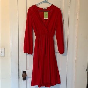Vintage Mad Men Ruby Swing Dress